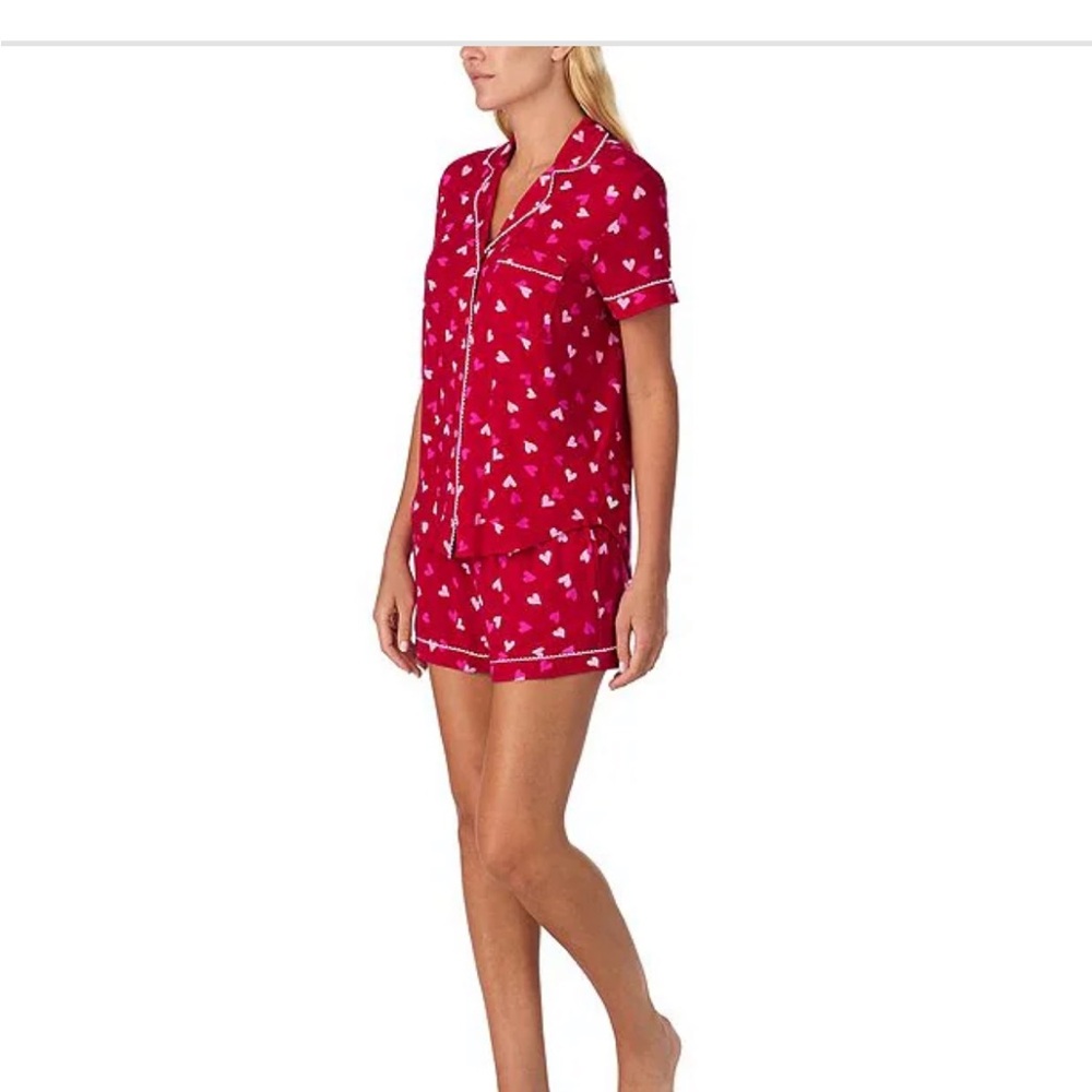 Kate Spade Whimsical Heart Print Pajama Set